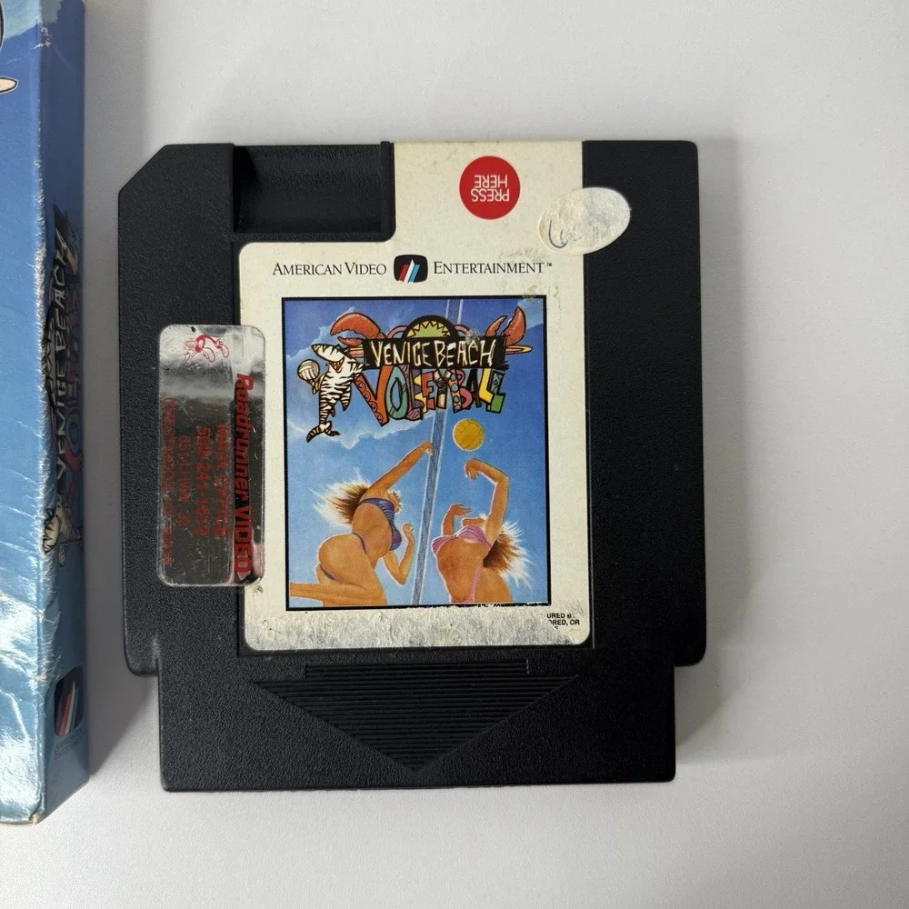 Nintendo NES Game Venice Beach Volleyball - Game and Box Only - No Manual